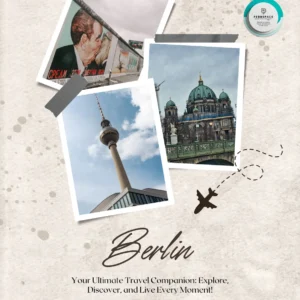 A vibrant collage featuring Berlin’s landmarks, including the Brandenburg Gate, Berlin Cathedral, and the TV Tower, showcasing the city’s historical and cultural significance.
