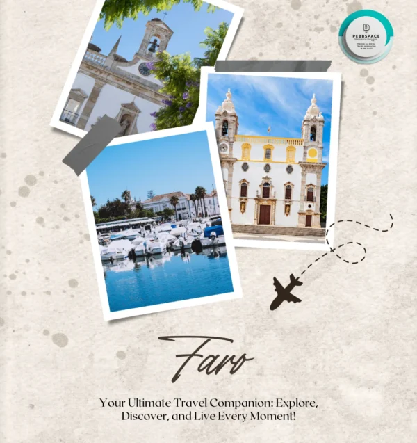 Faro cityscape showcasing historic architecture, scenic coastline, and the charming Old Town – a gateway to Portugal’s Algarve region.