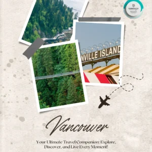 A breathtaking shot of Vancouver’s skyline with the mountains in the background and scenic waterfront views.