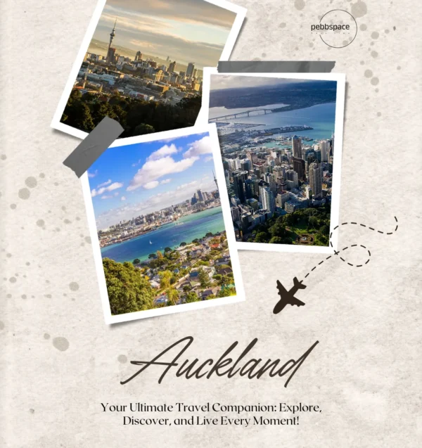 Aerial view of Auckland skyline with Sky Tower and waterfront
